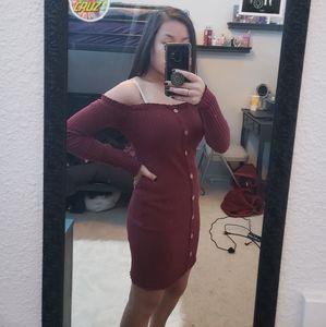 Off the shoulder dress